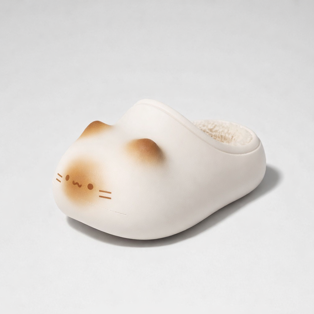 PawlySteps™ Cozy Cat Paw Slippers