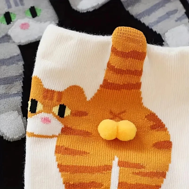 PawlySteps™ Cozy Cat Socks 2pcs